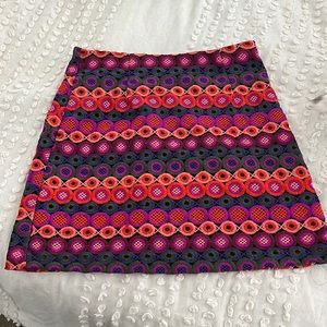 Anthropologie Embroidered Skirt